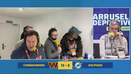 Así se narró el touchdown de los Miami Dolphins en el NFL Madrid Game