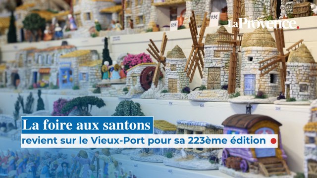 La foire aux santons revient sur le Vieux-Port pour sa 223ème édition