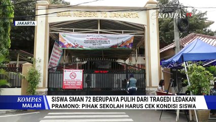 90 Persen Korban Ledakan SMAN 72 Alami Gangguan Pendengaran| KOMPAS MALAM
