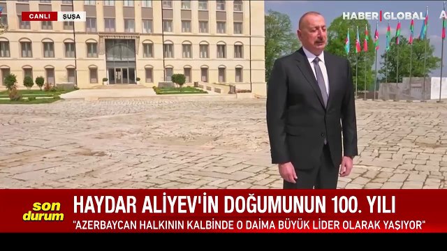 Haydar Aliyev'in doğumunun 100. yılı! Azerbaycan Cumhurbaşkanı İlham Aliyev: En büyük arzusu Şuşa'nın kurtarılmasıydı