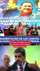 Em meio a tensões com os EUA, Maduro canta 'Imagine' durante comício