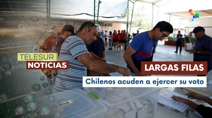 Alta participación en jornada electoral en Chile