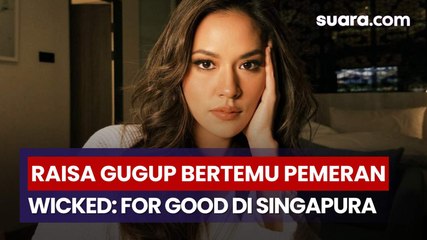 Raisa Akui Gugup ketika Berjumpa Ariana Grande dan Cynthia Erivo di Singapura