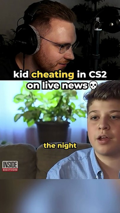 bro is cheating LIVE on the news 💀