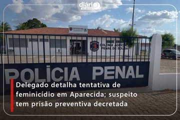 Delegado detalha tentativa de feminicídio em Aparecida; suspeito tem prisão preventiva decretada