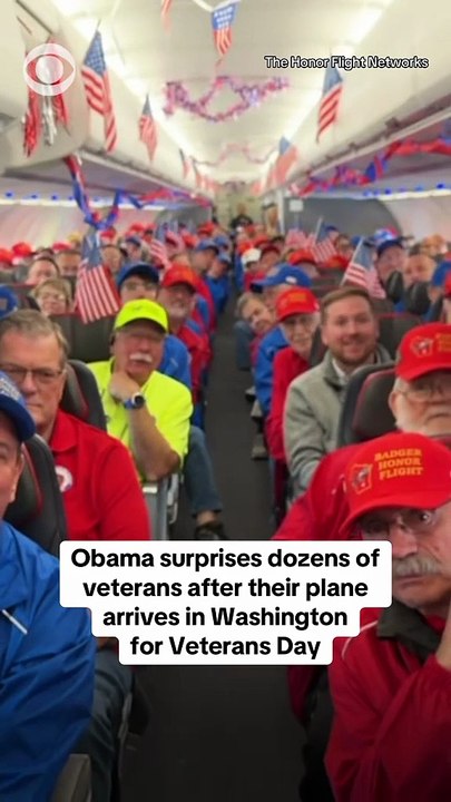 In honor of Veterans Day, former President Barack Obama surprised and thanked Korean and Vietnam War