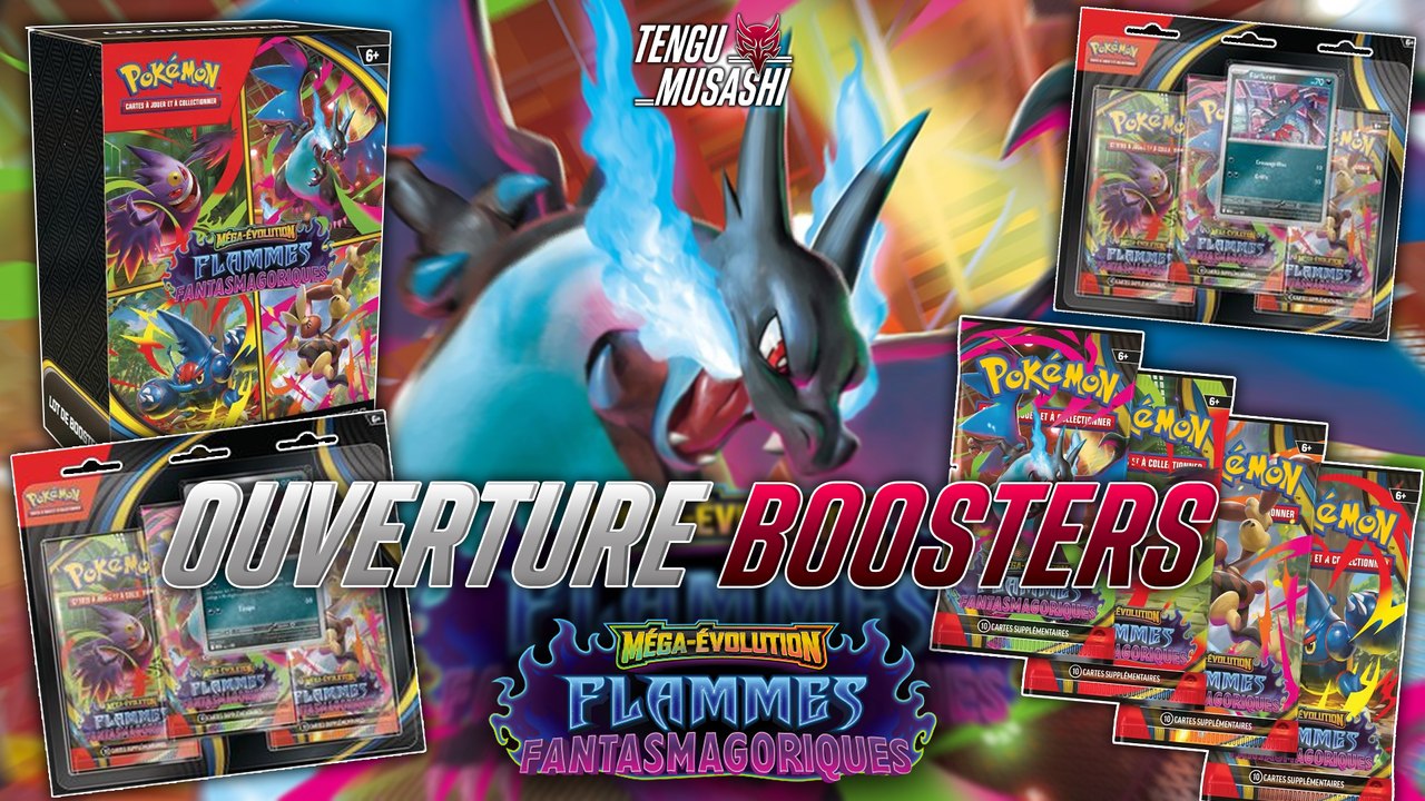 Grosse Ouverture Pokémon ME2 - Flammes Fantasmagoriques #1