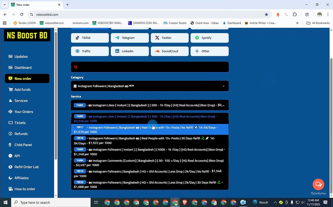 best SMM panel in Bangladesh | Buy Instagram Followers Bangladesh : NSBOOSTBD