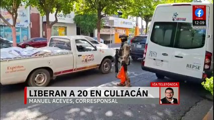 En Culiacán liberan a 20 personas y aseguran armas, droga y vehículo robado durante operativo