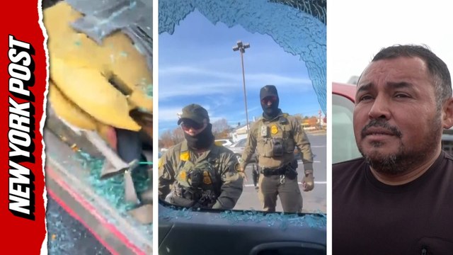 ICE agents smash truck window as immigration enforcement begins in Charlotte