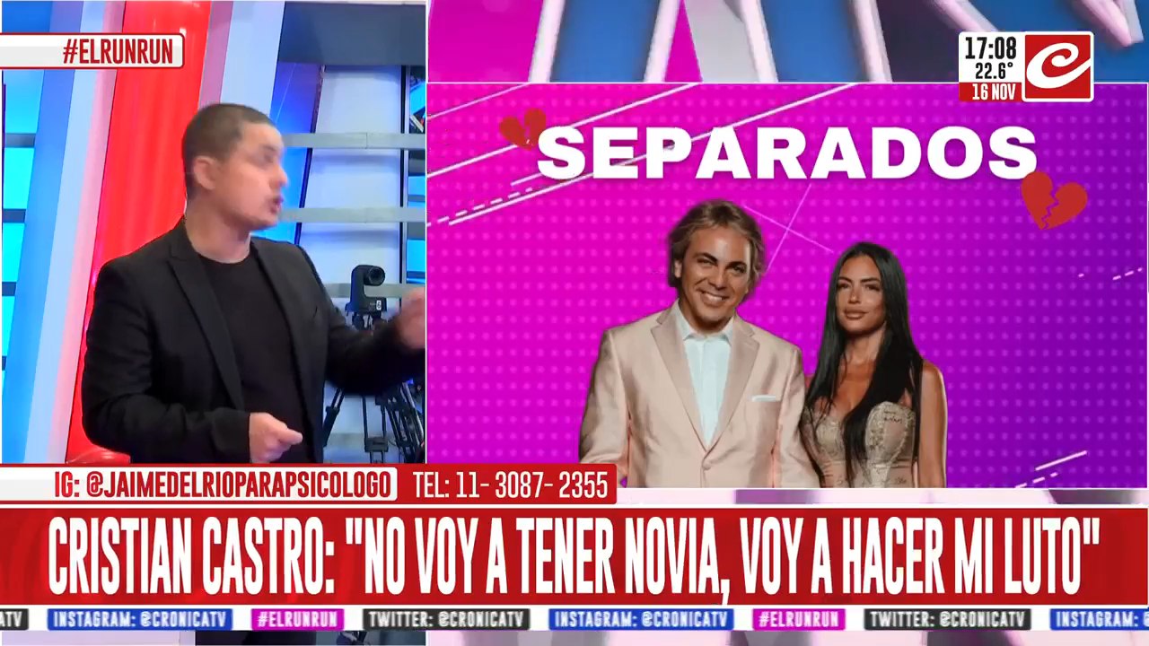 Cristian Castro y Mariela Sánchez separados por enésima vez