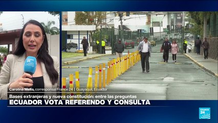 Informe desde Guayaquil: jornada electoral tranquila en las votaciones a referendo y consulta popular