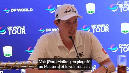 DP World Tour Championship - Matthew Fitzpatrick explique comment McIlroy l’a inspiré