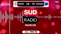 Le conseil de classe de la 11e journée de Pro D2