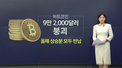 추락하는 비트코인...올해 상승분 모두 '반납' [앵커리포트] / YTN