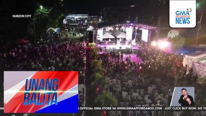 Pulisya at grupong nananawagan ng pagbibitiw sa puwesto ni PBBM, nagkatensiyon sa gitna ng peace rally ng United People's Initiative | Unang Balita