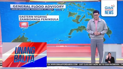 Weather update as of 7AM (November 17, 2025) | Unang Balita