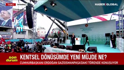 Cumhurbaşkanı Erdoğan duyurdu: Kentsel dönüşümde yarısı bizden kampanyası