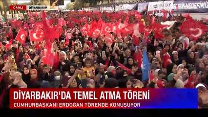 Cumhurbaşkanı Erdoğan'dan Diyarbakır'da 'yeni anayasa' mesajı: Bu çağrım tüm Türkiye'ye