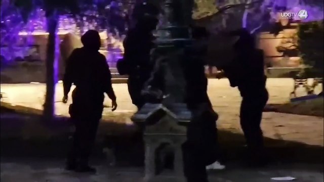Un total de 16 lesionados y 47 detenidos dejan disturbios en palacio de Gobierno y otros edificios