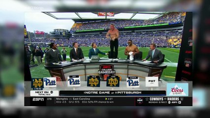 Aaron Donald and Pat McAfee share an epic moment live on air