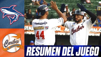 Resumen del juego Tiburones de La Guaira vs Caribes de Anzoátegui | 15 de noviembre de 2025