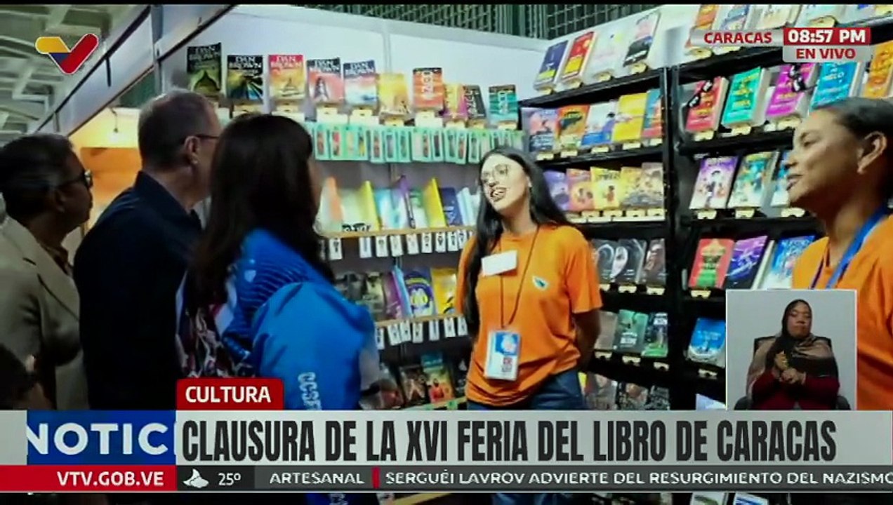 Alcaldesa Carmen Meléndez da por clausurada la XVI Feria del Libro de Caracas