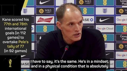 'Highest level' - Tuchel commends Kane for passing Pele record