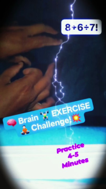 👿Powerful🧠Brain🧠🙇Exercise💪🏼🏋🏼Challenge💥💥