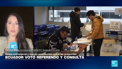 Informe desde Guayaquil: Con el 50% de actas escrutadas, el 'no' lidera en Ecuador