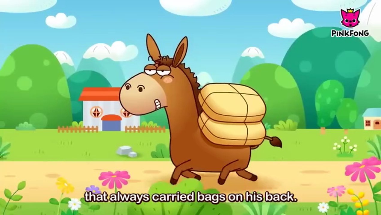 The Donkey and the Salt | Donkey Moral Story For Kids