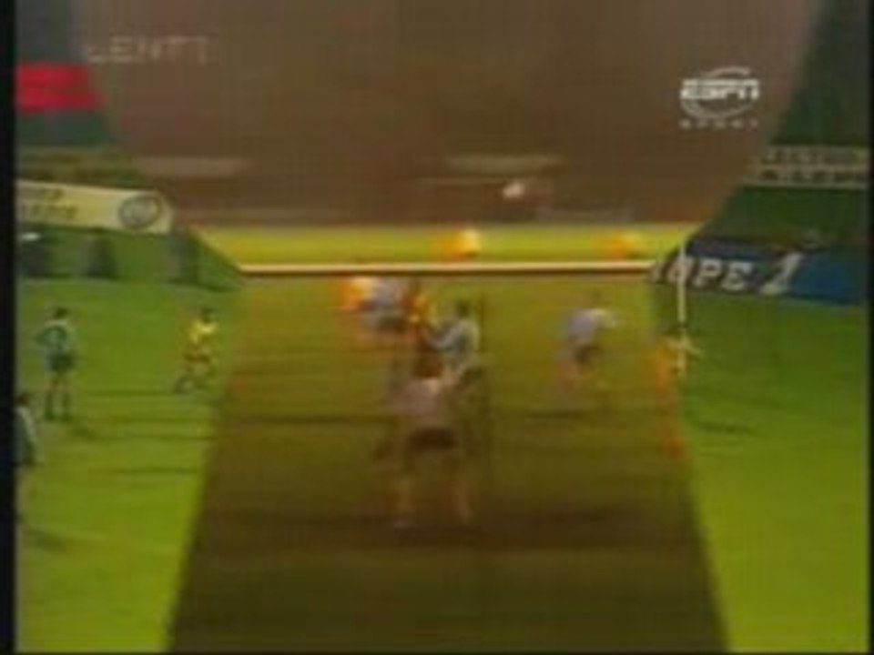 RC Lens 6-0 Lazio Rome Uefa 1977