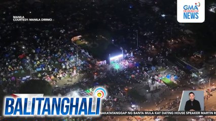 Manila DRRMO - 120,000 na miyembro ng INC, nagpalipas ng gabi sa Quirino Grandstand | Balitanghali