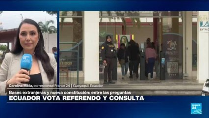 Informe desde Guayaquil: tranquilidad en las votaciones del referendo y consulta popular en Ecuador