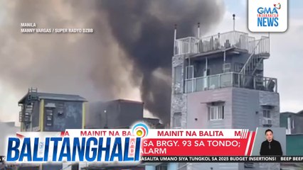 Sunog, sumiklab sa Brgy. 93 sa tondo; iniangat sa 3rd alarm | Balitanghali