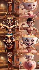 Tung Tung Tung Sahur vs Ballerina Capuchina _ Expression Show _ Italian Brainrot