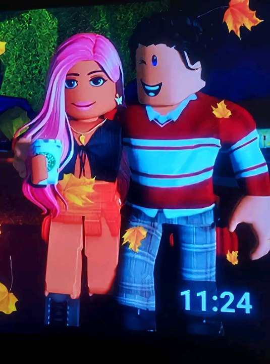 Phoebe and Josh are Hugging but they are at a Fall Date Night/Husband and Wife/Boyfriend and Girlfriend/Phoeberry and Wonuf