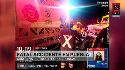En Puebla, un fuerte choque deja un bebé sin vida y tres heridos de gravedad
