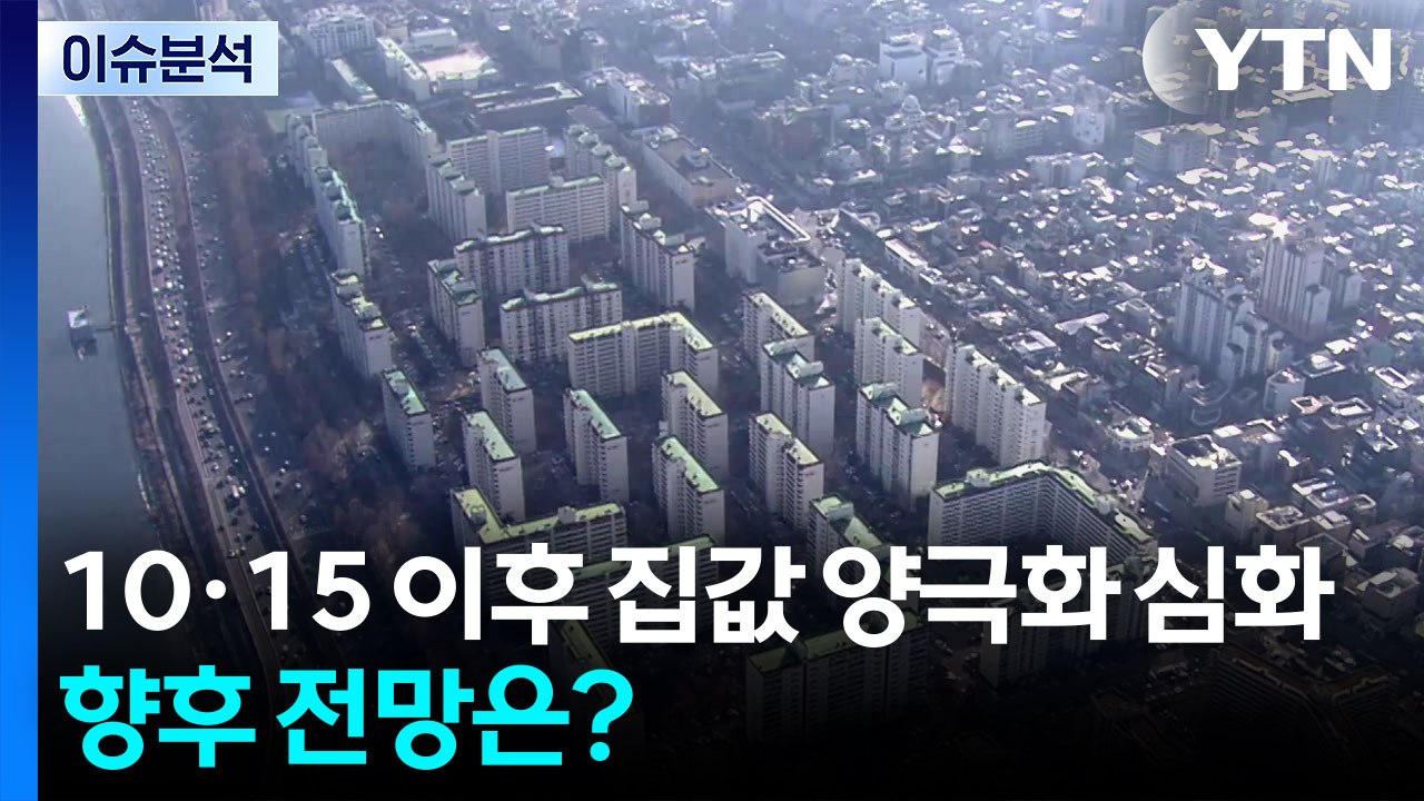 [뉴스나우] 10·15 부동산 대책 이후, 집값 양극화 심화...향후 전망은? / YTN