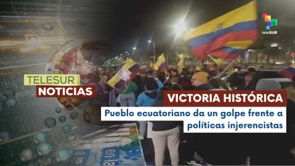 Triunfo del "NO" en Ecuador frente a las políticas del gobierno de Daniel Noboa