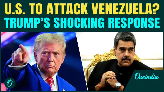 Trump THREATENS Maduro with U.S. STRIKES inside Venezuela | Vows to END Maduro-Backed Drug Cartels