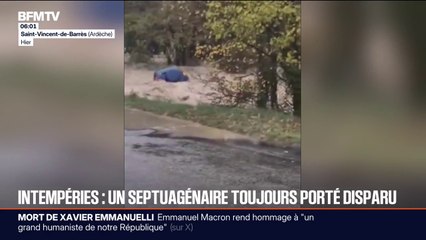 Les recherches reprennent en Ardèche après la disparition d'un septuagénaire emporté par la crue d'une rivière