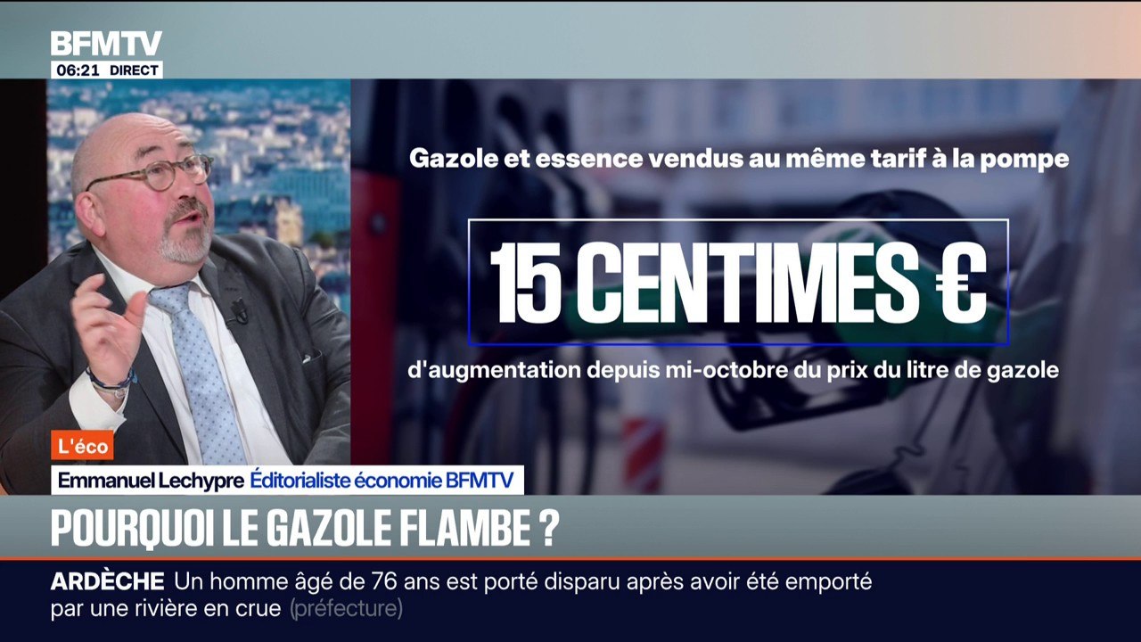 Avec 15 centimes de plus à la pompe, pourquoi le prix du gazole flambe?