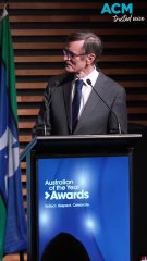 Bungle on stage accidentally stripped 2026 South Australian Senior of the Year of award