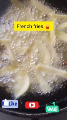 French fries making in the house potato chips 😋