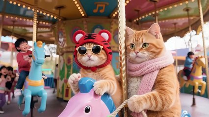 🐾🇭🇰 Tiger-Hat Kitten’s Fun Hong Kong Trip — Strikes Bruce Lee Poses by the Statue! 🥋😹