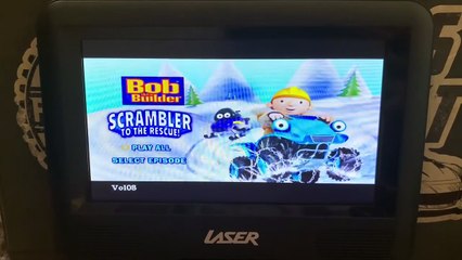 Bob The Builder SCRAMBLER TO THE RESCUE! 2008 DVD Menu Walkthrough Australia