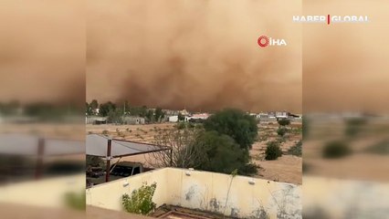 Suudi Arabistan'da kum fırtınası dehşeti