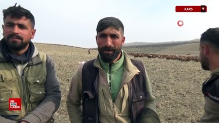 Kars'ta göçerlerin zorlu yolculuğu başladı