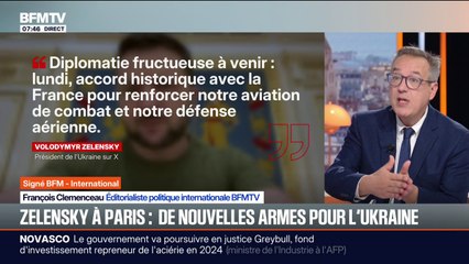SIGNÉ BFM - Vers une livraison de Rafale et de nouvelles armes pour l'Ukraine? Volodymyr Zelensky évoque "un accord historique" avec la France